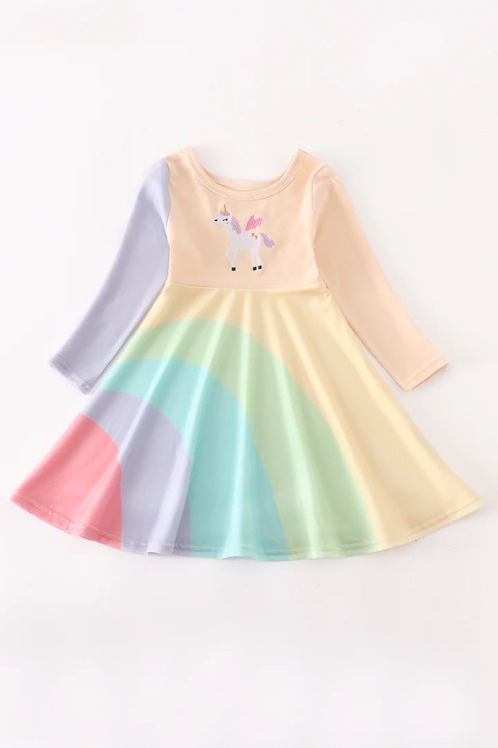 Unicorn Dress Frill Hopscotch Skirt Outfit Tutu Princess Costume With  Headband Wings For Baby Girl Kids (3pc) | lupon.gov.ph